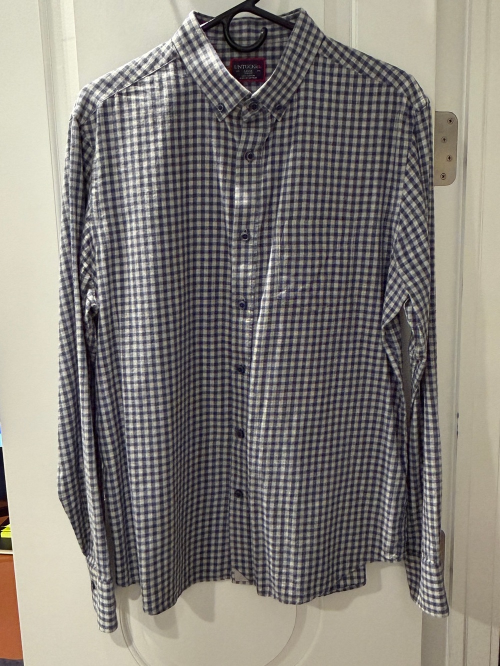 Untuckit Mens Large Button-Down Shirt